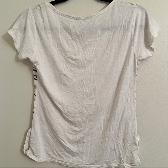 CC Logo Mcbling Y2K White and Black Women's Top - Picture 4 of 4